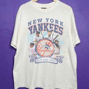 Vintage New York Yankees Shirt Jeter Williams Knoblauch Martinez Shirt Tee